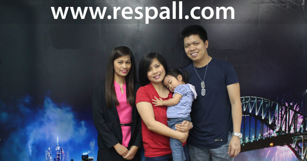 Visa Grant Photo of Loubert Peter Lim & Family